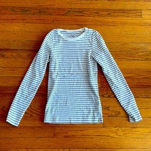 J Crew Perfect Fit long sleeve stripe tee